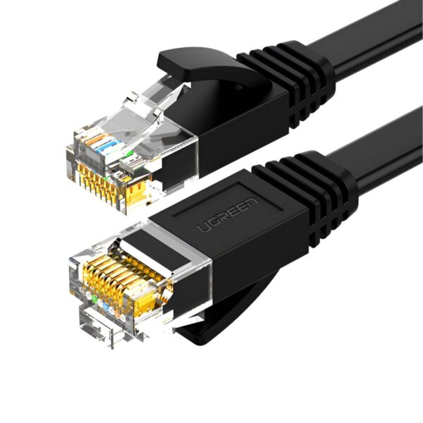 Cable CAT 6 Flat 3m Black Ugreen