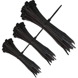 Cable Ties Asst Sizes Black (Disc)