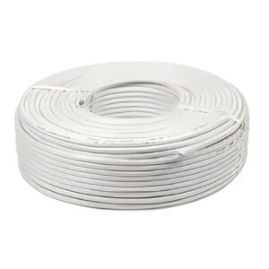 Cable 3 Core 0.5mm- 100M White Stranded Cabtyre