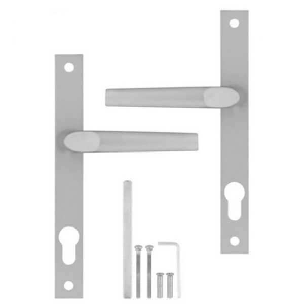 Door Handle Aluminium Natural Blister Pack BBL