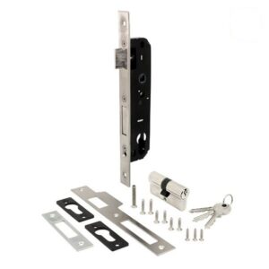 Frame Lock Latch and Deadbolt Aluminium BBL