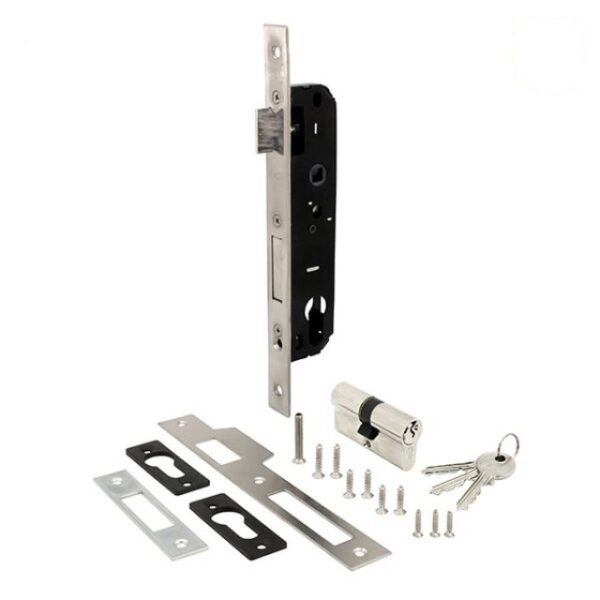 Frame Lock Latch and Deadbolt Aluminium BBL
