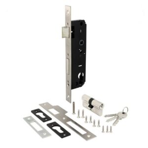 Frame Lock Latch and Deadbolt Aluminium BBL