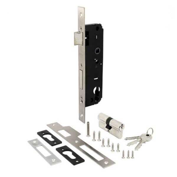 Frame Lock Latch and Deadbolt Aluminium BBL
