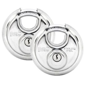 Padlock 70mm Discus Duo Blister Pack BBL
