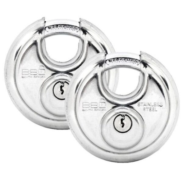 Padlock 70mm Discus Duo Blister Pack BBL