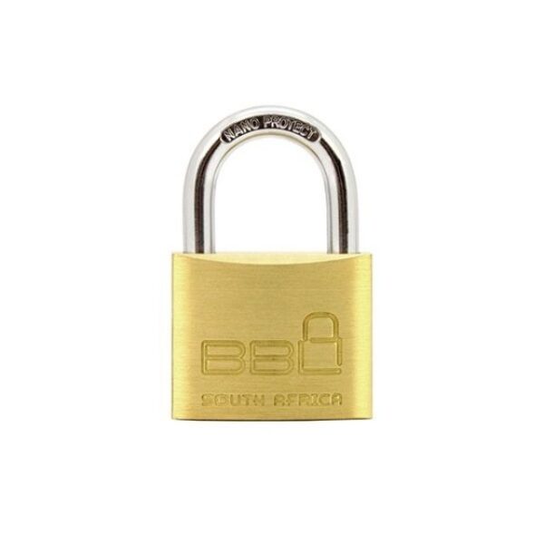 Padlock 50mm Brass Std Blister Pack BBL