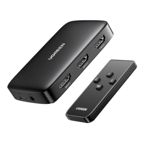 Switcher HDMI 3-In-1 1.4 4KX2K Ugreen