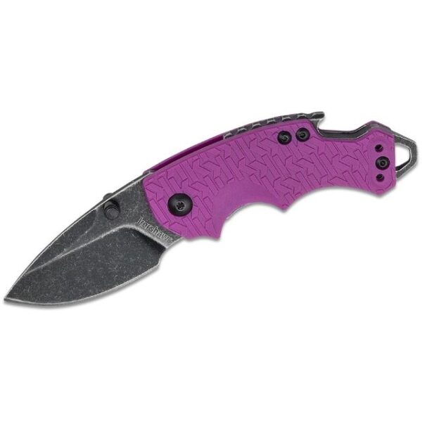 Knife Pocket Kershaw Shuffle Purple Black Wash CDG