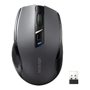 Mouse 2.4G & BT Ergonomic Black Ugreen