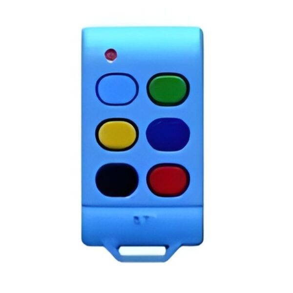 Remote TX6 Button Mix rolling code 434 NICE - Blue