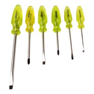 Screwdriver Set - MTS 6 Piece Black Tip